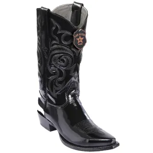 Botas de Cuero con Punta Recortada Camaleon
