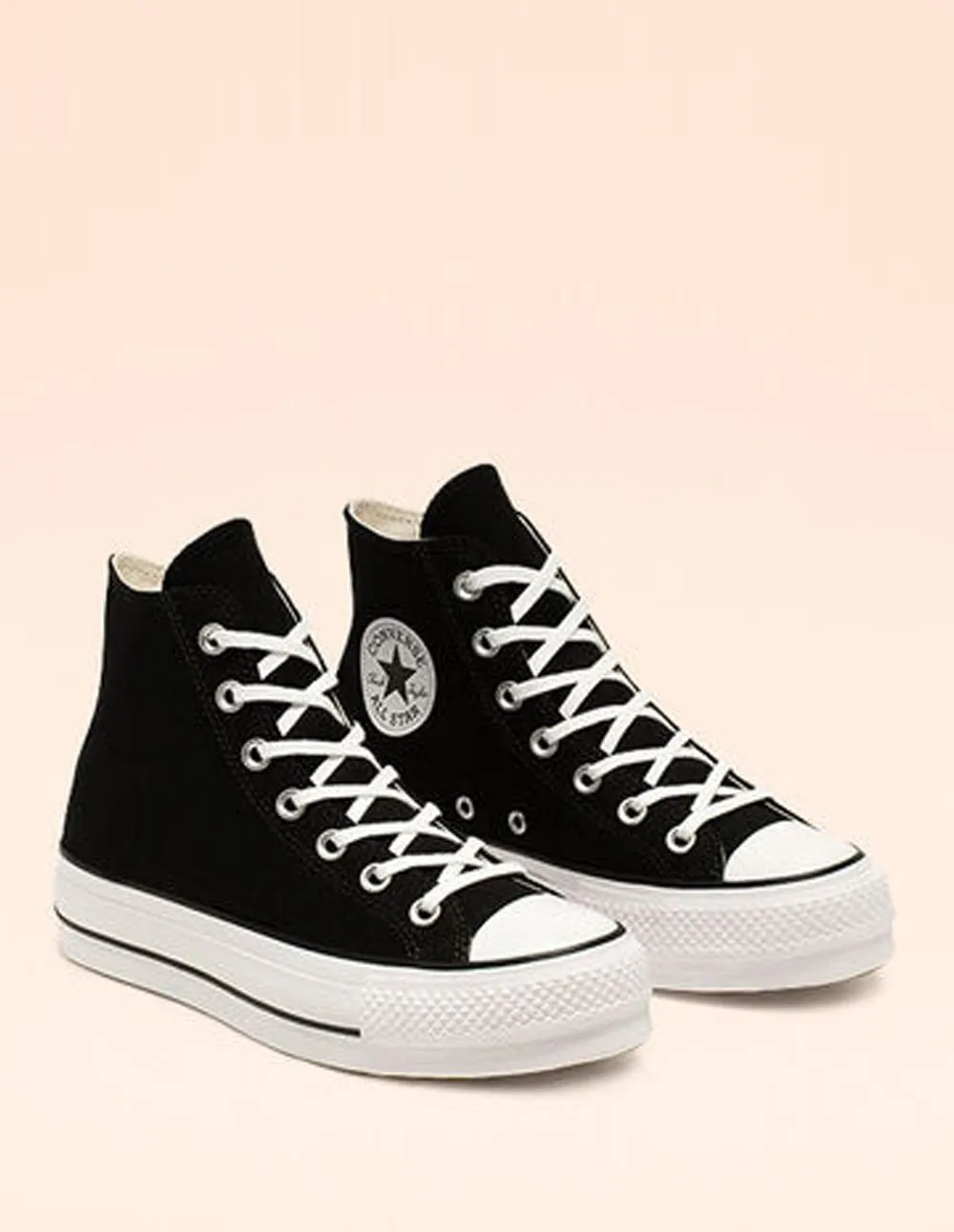 Converse Chuck Taylor All Star con Plataforma Negras Mujer