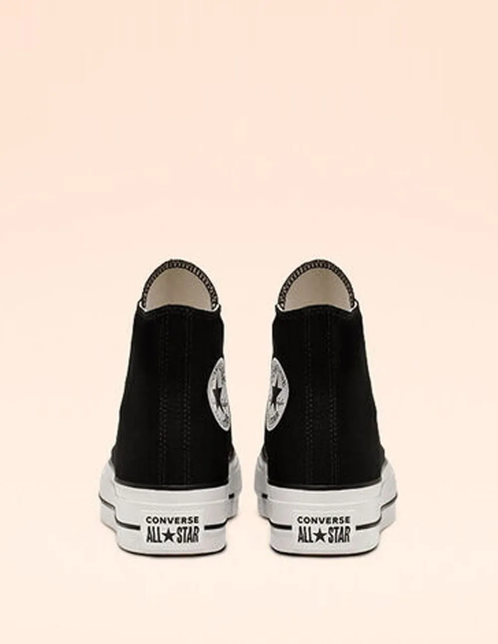 Converse Chuck Taylor All Star con Plataforma Negras Mujer