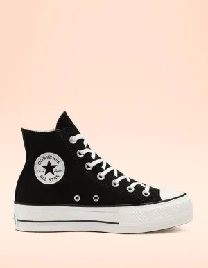 Converse Chuck Taylor All Star con Plataforma Negras Mujer