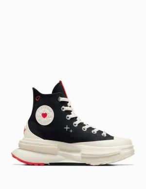 Converse Run Star Legacy CX Platform Y2K Heart Negras Mujer