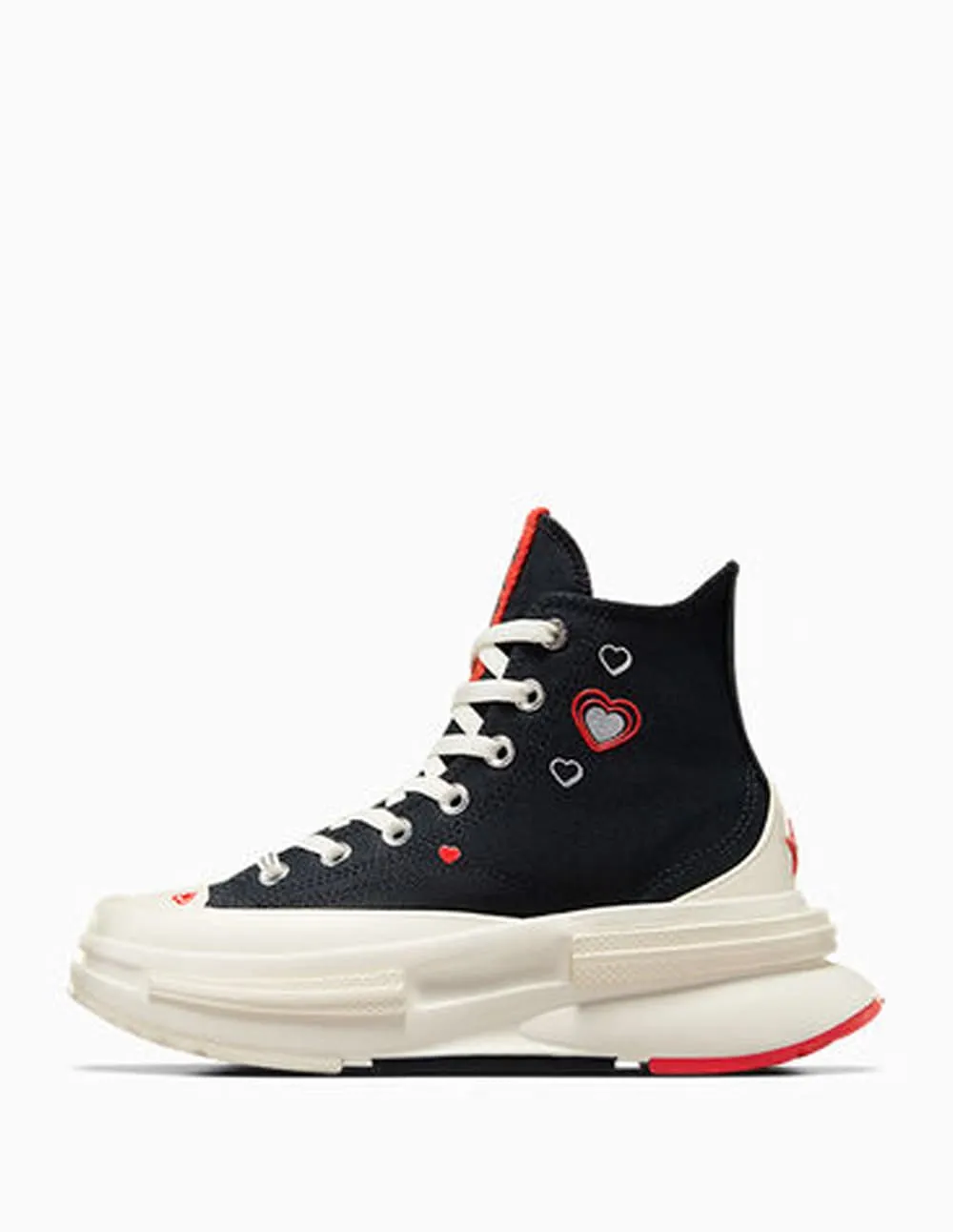 Converse Run Star Legacy CX Platform Y2K Heart Negras Mujer