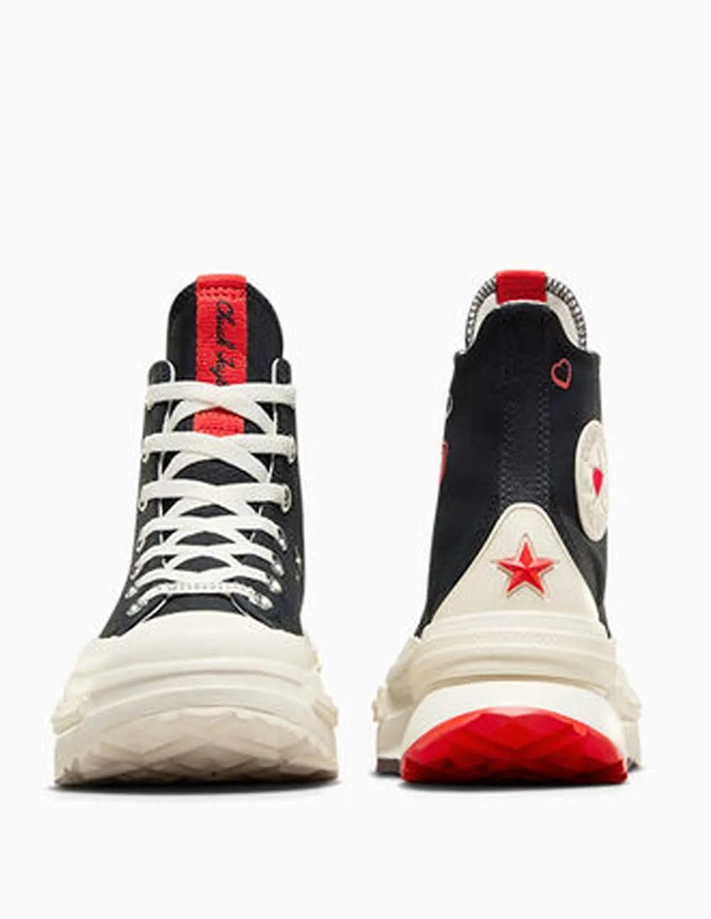 Converse Run Star Legacy CX Platform Y2K Heart Negras Mujer