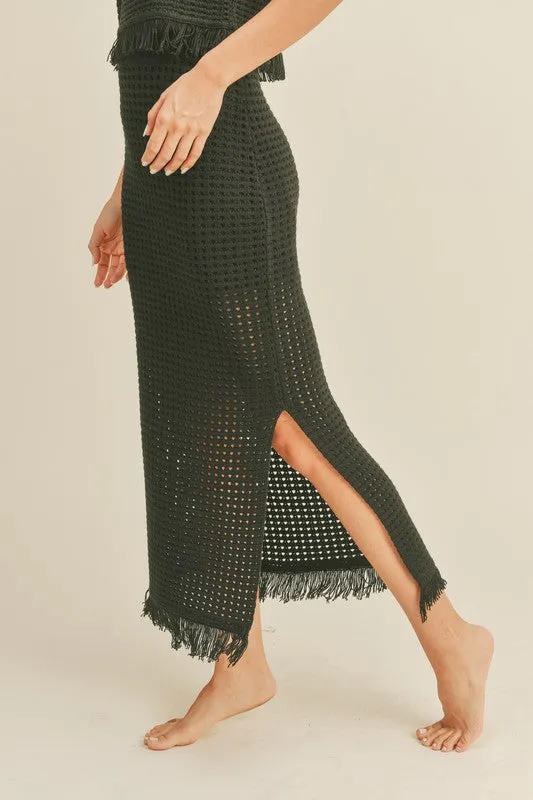 Crochet Knit Skirt