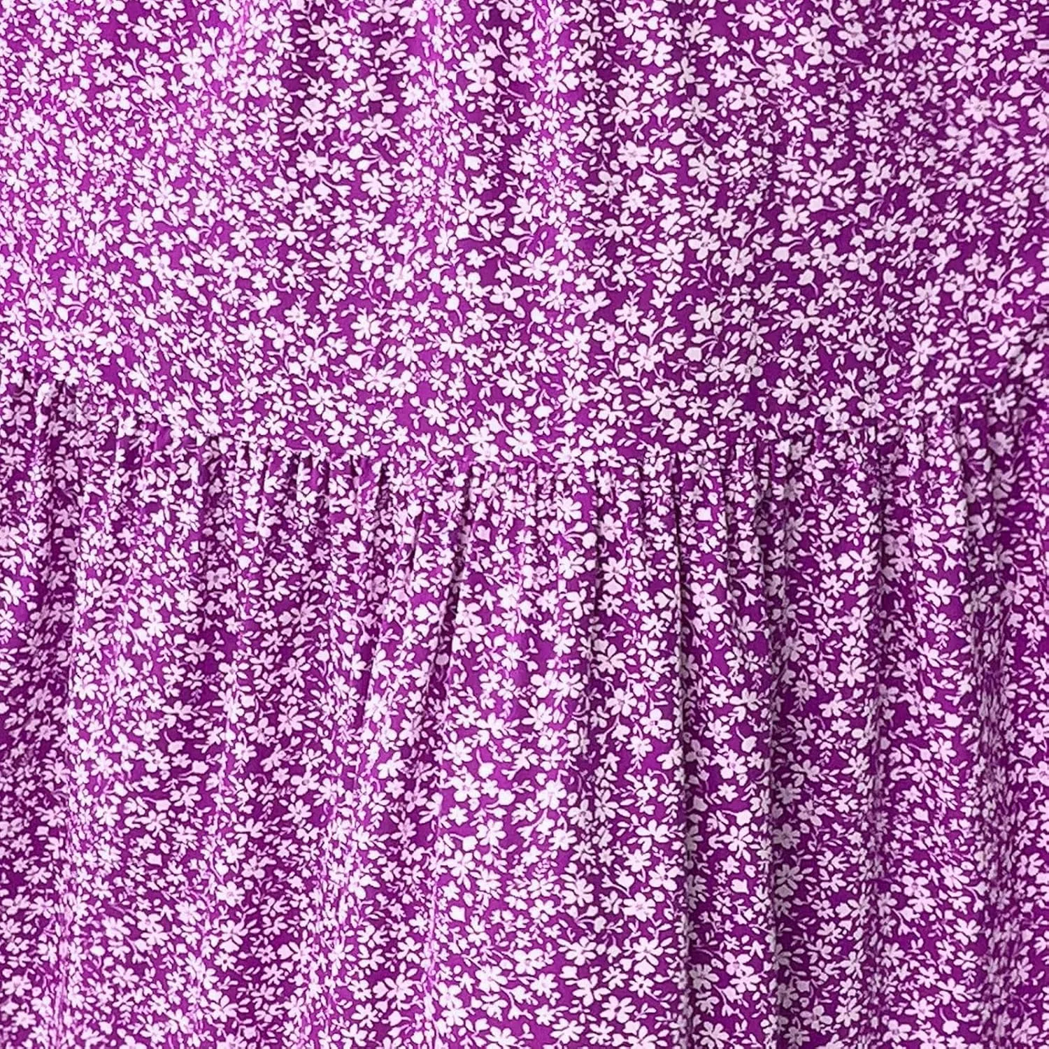 Floral Maxi Skirts for Women 2025 Boho Smocked High Waisted Aline Long Skirts Summer Vacation Beach Skirt with Pocket