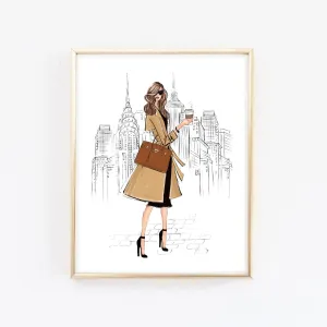Girl Boss in New York city