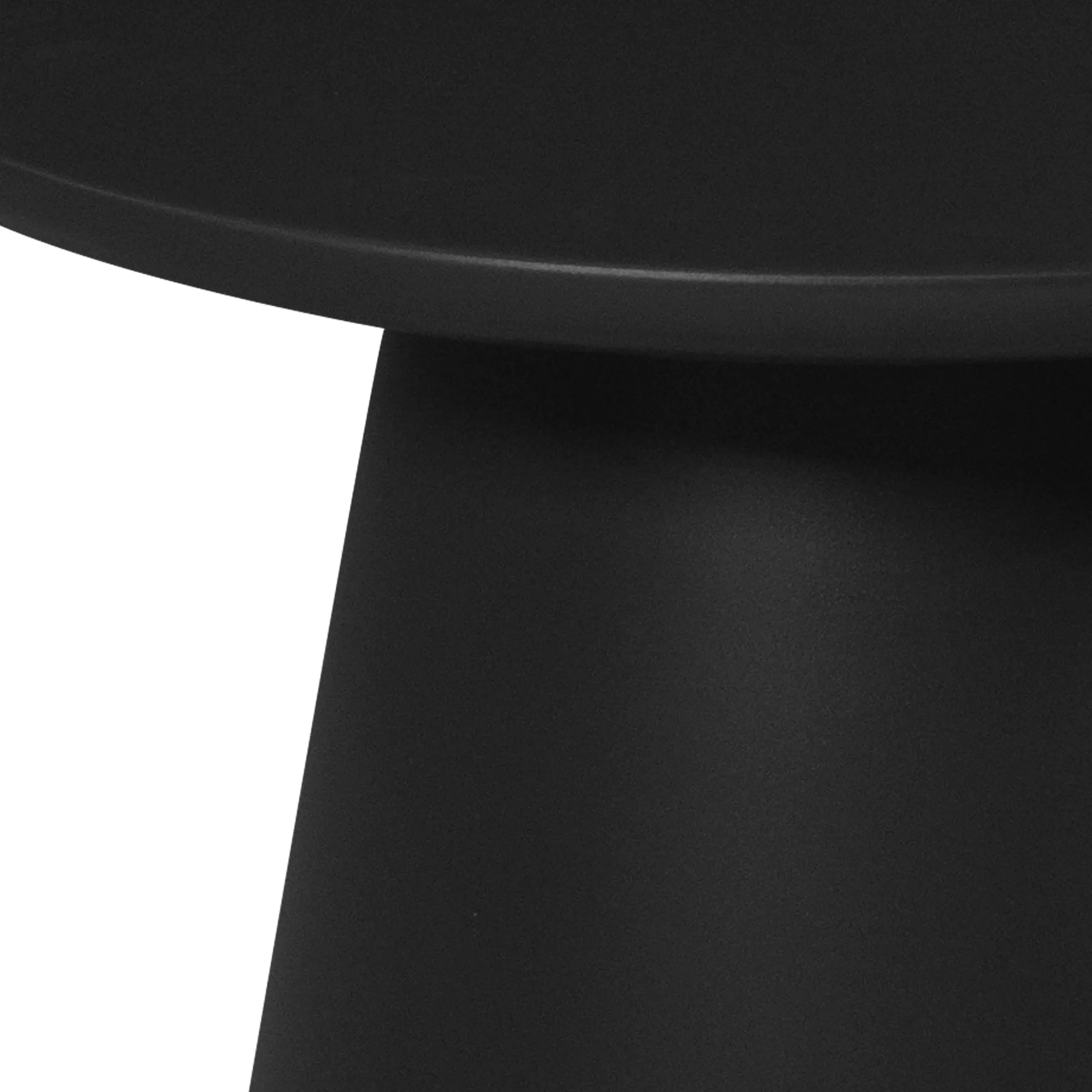 Mesa Bistro Noga Dia.50 cms, de Aluminio Color Negro NOGA -NHG