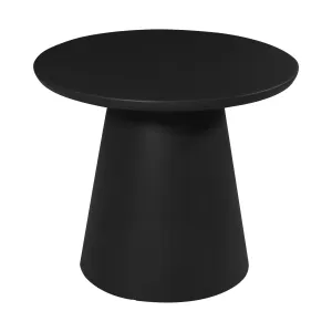 Mesa Bistro Noga Dia.50 cms, de Aluminio Color Negro NOGA -NHG