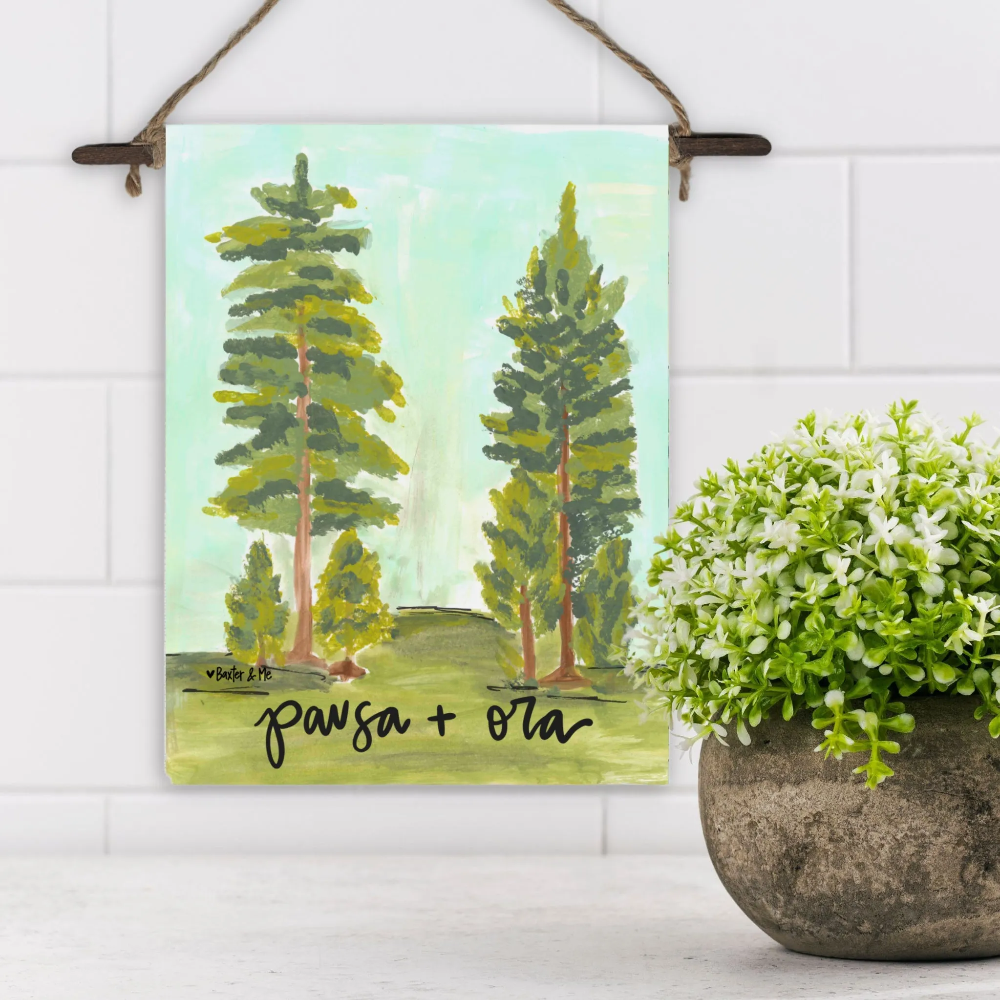Pausa   Ora Mini Wall Hanging