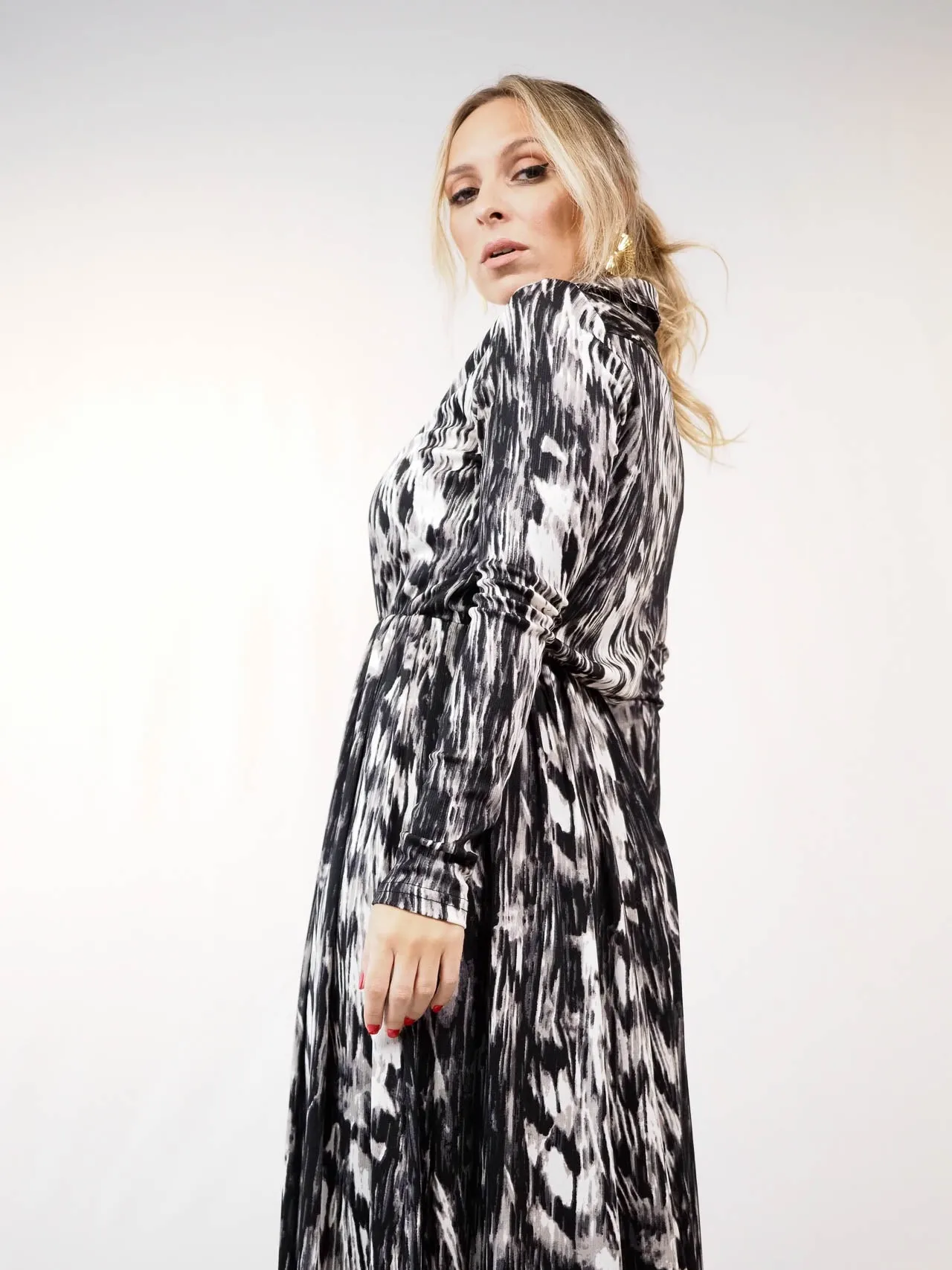 VESTIDO MIDI ESTAMPADO