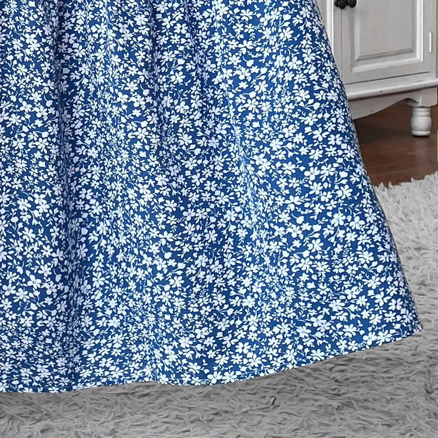 Women's Skirts Bohemian Long Skirts Flowy High Waist A Line Maxi Skirts Summer Pleated, S-XL